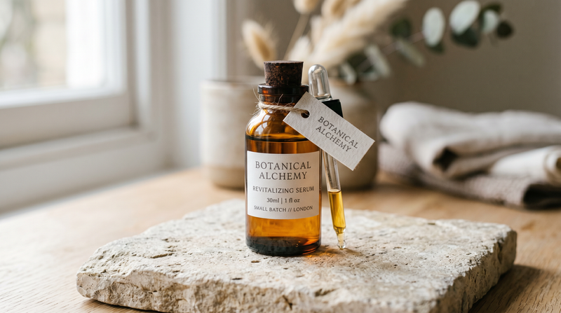 Editorial skincare product photograph — parabens in skincare.