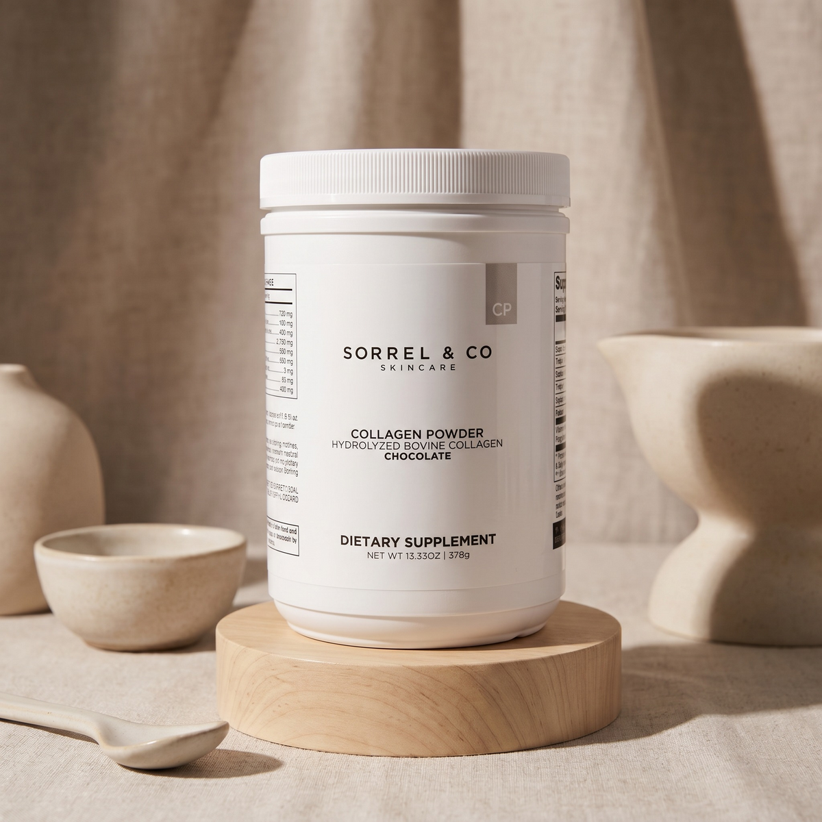 Collagen Powder with Hydrolyzed Bovine Collagen - Chocolate