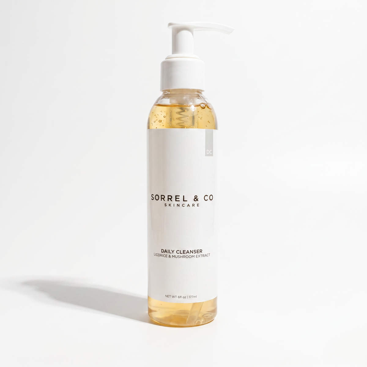 Daily Cleanser with Licorice & Mushroom Extract on a white background