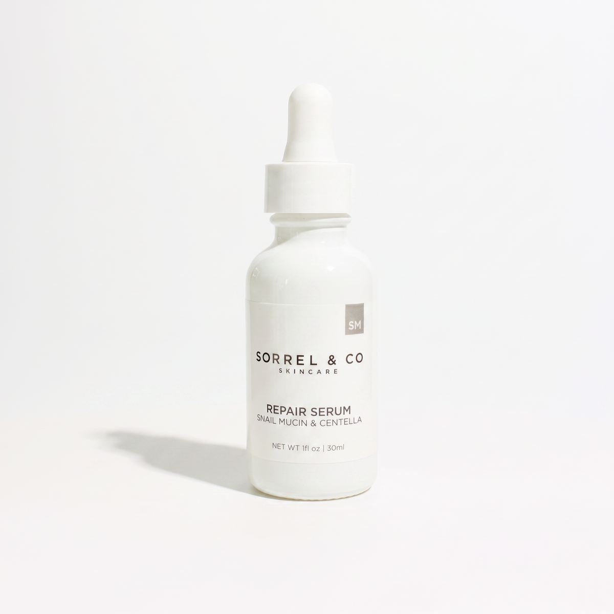 Repair Serum with Snail Mucin & Centella on a white background