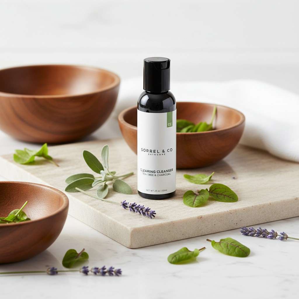 Sorrel & Co Clearing Cleanser with Tea Tree & Charcoal — view 2