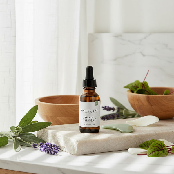 Sorrel & Co Face Oil with Jojoba, Squalane & Magnolia